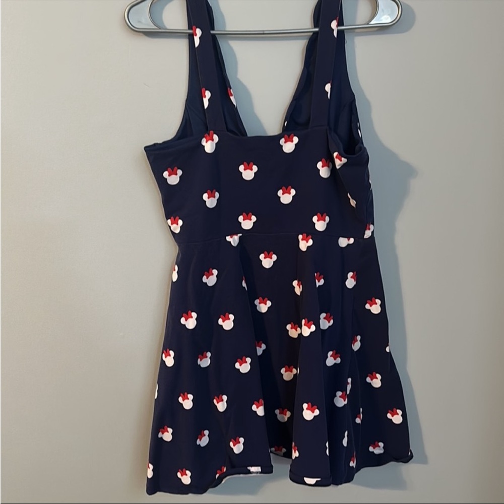 Navy Minnie mouse Disney dress red white and blue - Picture 2 of 7